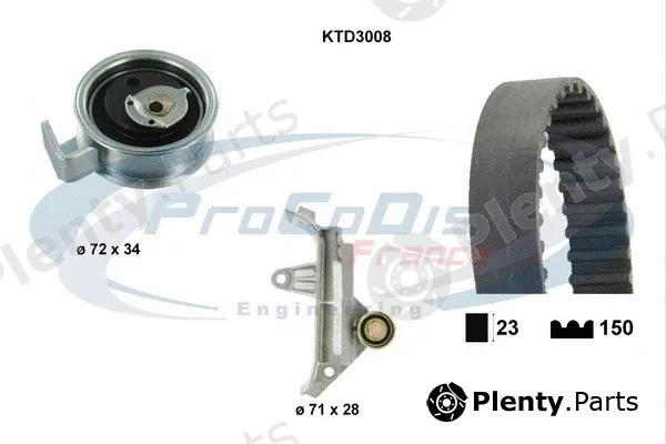 Procodis France KTD3008 — Timing Belt Kit