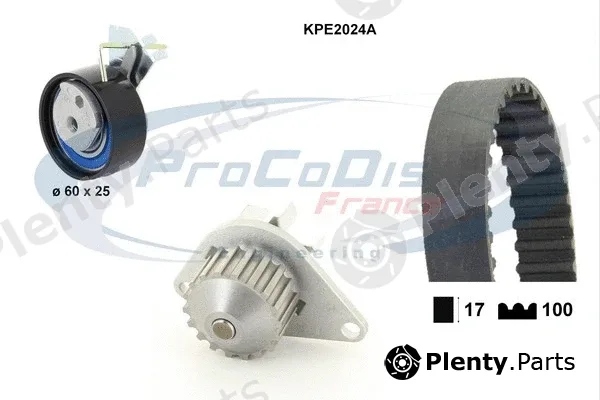 Procodis France KPE2024A — Water Pump & Timing Belt Kit
