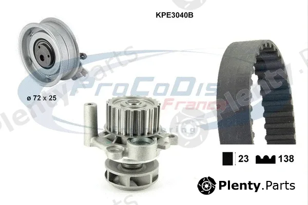 Procodis France KPE3040B — Water Pump & Timing Belt Kit