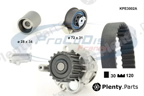 Procodis France KPE3002A — Water Pump & Timing Belt Kit