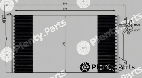 Autoclima 30311545CP — Condenser, air conditioning