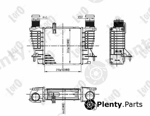 Abakus 042-018-0003 — Charge Air Cooler
