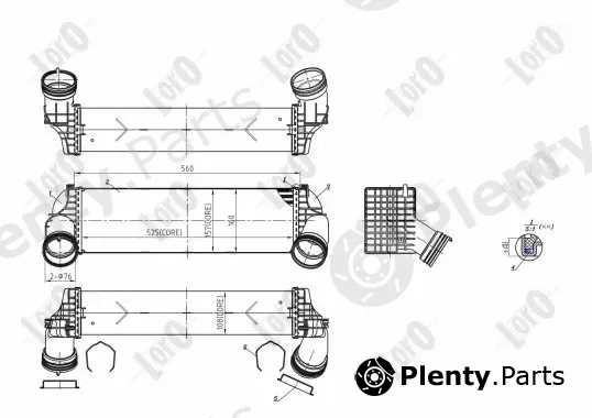 Abakus 004-018-0009 — Charge Air Cooler