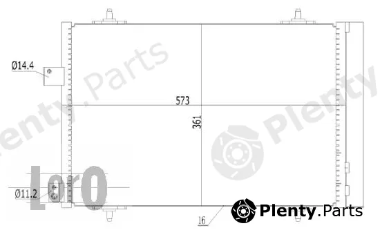 Abakus 009-016-0003 — Condenser, air conditioning