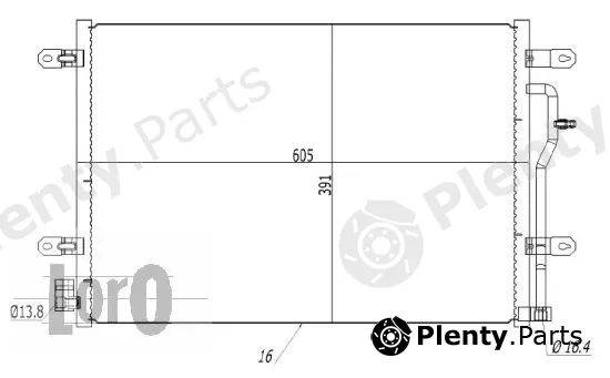 Abakus 003-016-0008 — Condenser, air conditioning