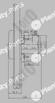 Abakus 053-014-0010 — Fan, engine cooling
