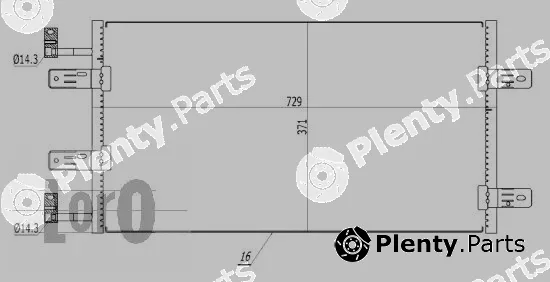 Abakus 037-016-0042 — Condenser, air conditioning