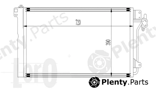 Abakus 053-016-0033 — Condenser, air conditioning