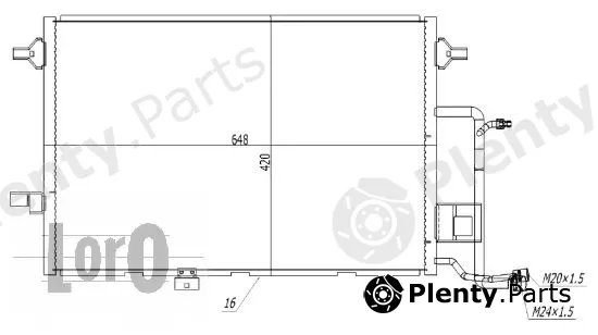 Abakus 003-016-0007 — Condenser, air conditioning