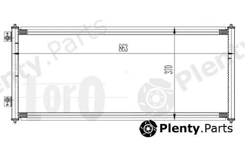 Abakus 017-016-0014 — Condenser, air conditioning