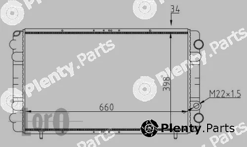 Abakus 042-017-0063 — Radiator, engine cooling