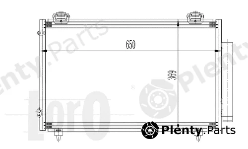 Abakus 051-016-0012 — Condenser, air conditioning