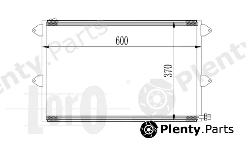 Abakus 053-016-0003 — Condenser, air conditioning
