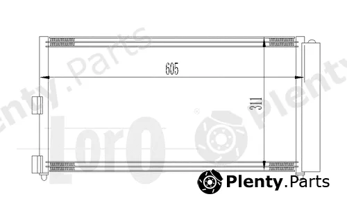 Abakus 016-016-0016 — Condenser, air conditioning