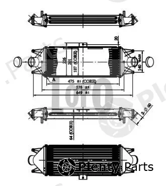 Abakus 022-018-0002 — Charge Air Cooler