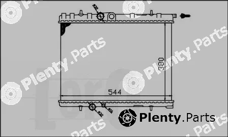 Abakus 009-017-0012 — Radiator, engine cooling