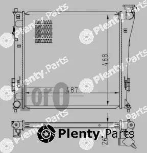 Abakus 019-017-0022-B — Radiator, engine cooling
