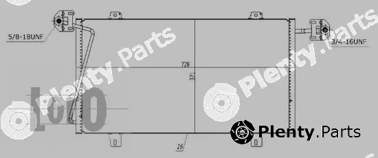 Abakus 037-016-0040 — Condenser, air conditioning