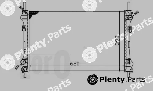 Abakus 017-017-0033 — Radiator, engine cooling