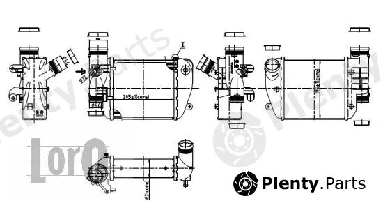Abakus 003-018-0012 — Charge Air Cooler
