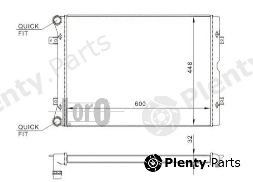 Abakus 017-017-0019 — Radiator, engine cooling