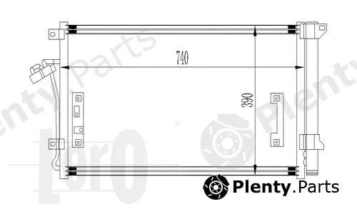 Abakus 003-016-0020 — Condenser, air conditioning