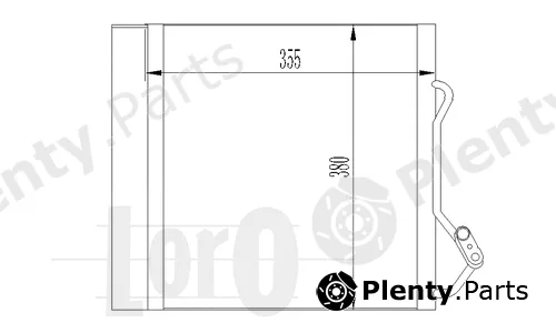 Abakus 054-016-0031 — Condenser, air conditioning