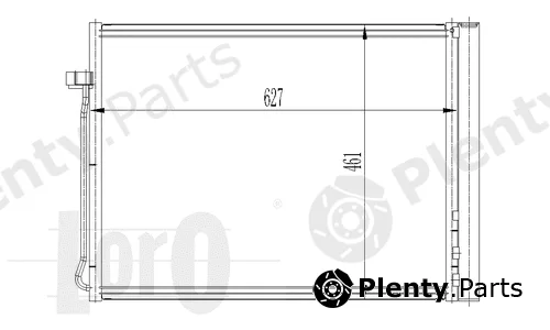 Abakus 004-016-0020 — Condenser, air conditioning