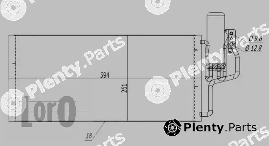 Abakus 037-016-0044 — Condenser, air conditioning