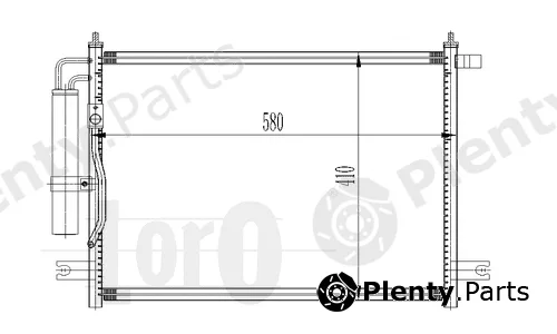 Abakus 007-016-0001 — Condenser, air conditioning