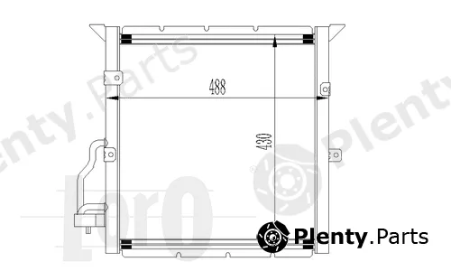 Abakus 004-016-0001 — Condenser, air conditioning