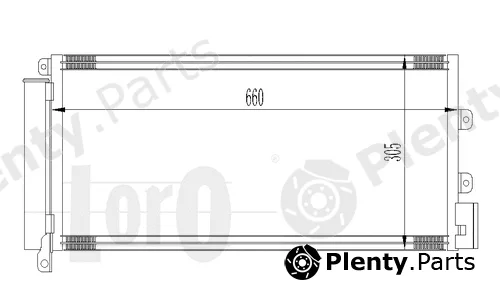 Abakus 016-016-0021 — Condenser, air conditioning