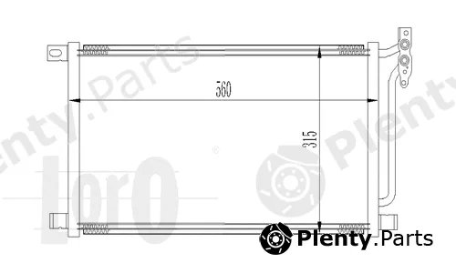 Abakus 004-016-0009 — Condenser, air conditioning