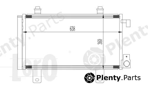 Abakus 016-016-0022 — Condenser, air conditioning
