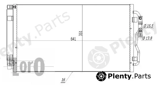 Abakus 004-016-0024 — Condenser, air conditioning