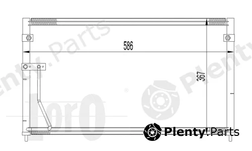 Abakus 030-016-0006 — Condenser, air conditioning