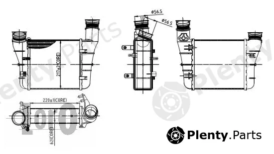 Abakus 003-018-0008 — Charge Air Cooler