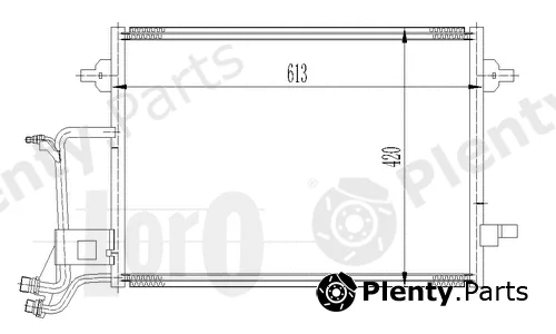 Abakus 003-016-0009 — Condenser, air conditioning