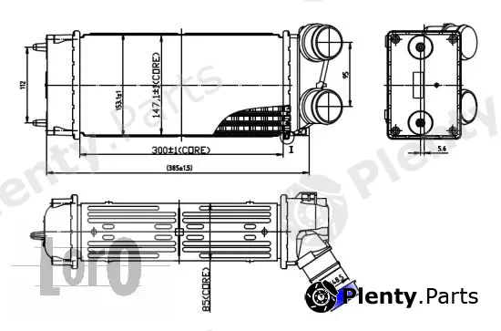 Abakus 009-018-0006 — Charge Air Cooler
