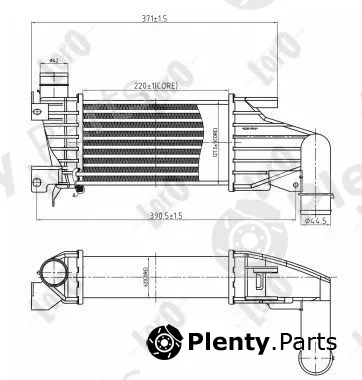 Abakus 037-018-0012 — Charge Air Cooler