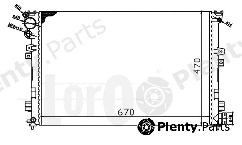 Abakus 016-017-0057 — Radiator, engine cooling
