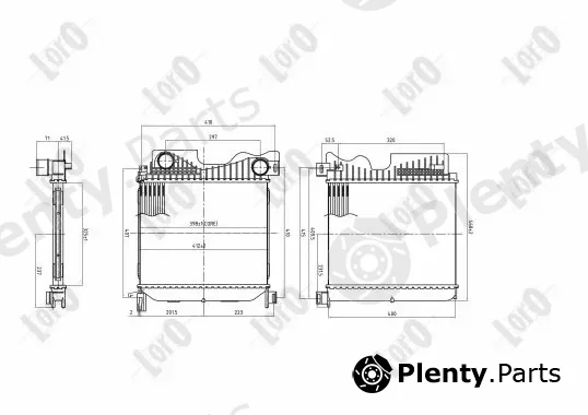 Abakus 008-018-0001 — Charge Air Cooler
