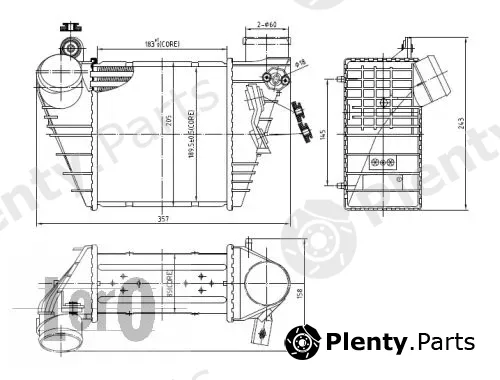 Abakus 003-018-0003 — Charge Air Cooler