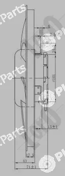 Abakus 037-014-0017 — Fan, engine cooling