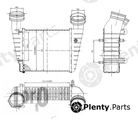 Abakus 053-018-0004 — Charge Air Cooler