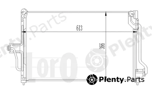 Abakus 037-016-0001 — Condenser, air conditioning
