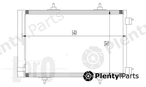 Abakus 009-016-0020 — Condenser, air conditioning