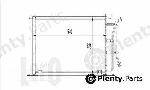 Abakus 017-016-0005 — Condenser, air conditioning