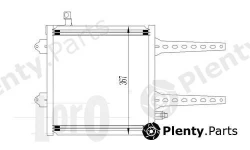 Abakus 053-016-0005 — Condenser, air conditioning