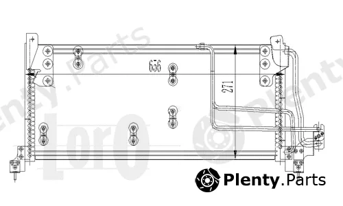 Abakus 037-016-0004 — Condenser, air conditioning